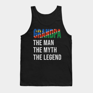 Grand Father Namibian Grandpa The Man The Myth The Legend - Gift for Namibian Dad With Roots From  Namibia Tank Top